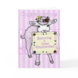 congratulations becoming a Great Grandmother Greeting Card
