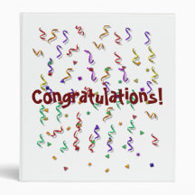 Congratulations Binder