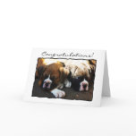Congratulations Boxer Puppy Greeting Card