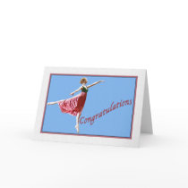 Congratulations Card for Dance Recital