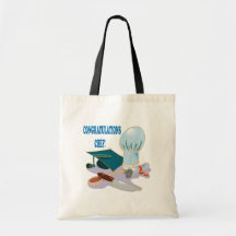 Congratulations Chef Canvas Bags