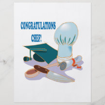 Congratulations Chef Personalized Flyer