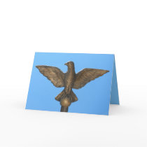 Congratulations: Eagle & Blue Sky Card