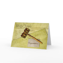 Congratulations for Lawyer, Judge, or Attorney Greeting Card