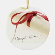 Congratulations Graduate Christmas Ornaments