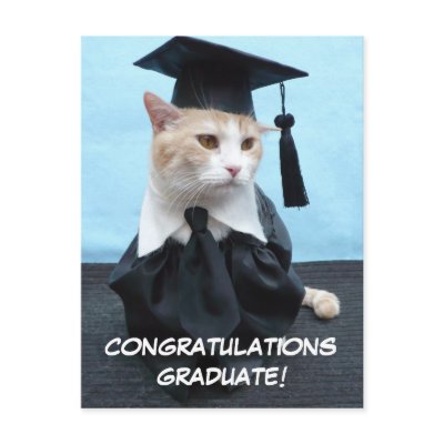 Congratulations Graduate! Post Cards by myrtieshuman