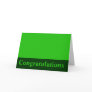 Congratulations Green colour