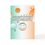 Congratulations! Ireland Flag Colours Pop Art