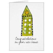 congratulations New Home Note Card
