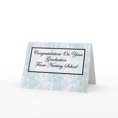 Congratulations Nursing School Graduation by TheStampStore