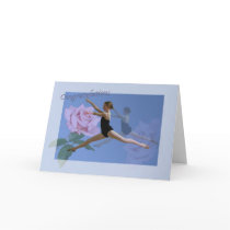 Congratulations on Ballet Dance Recital Greeting Card