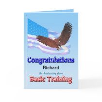 Congratulations on graduating from basic training cards