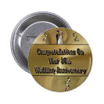 Congratulations On Your 50th Wedding Anniversary Buttons