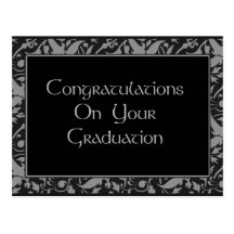 Congratulations On Your Graduation Post Cards