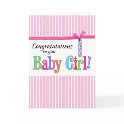 congratulations on your new baby girl by myslewis