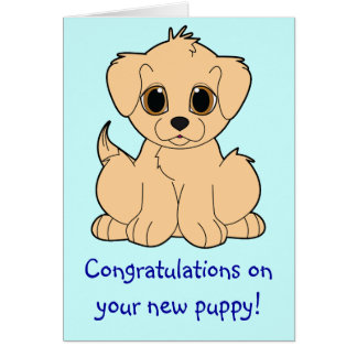 Congratulations On Your New Puppy Cards, Photocards, Invitations &amp; More