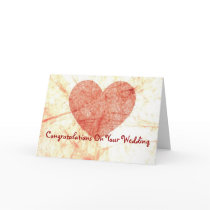Congratulations On Your Wedding Greeting Card