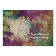 Congratulations on your WEDDING - Swallow Fantasy Card