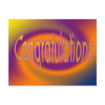 congratulations postcards
