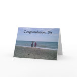 CONGRATULATIONS SIS GREETING CARDS