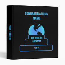 Congratulations World’s Greatest Binder 2
