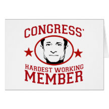 Congress' Hardest Working Member Card