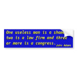 Congress (John Adams) Bumper Sticker