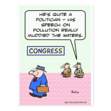 congress pollution muddied waters speech postcards