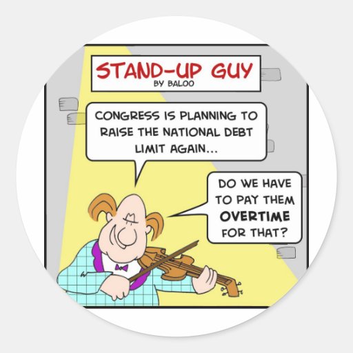 congress raise national debt limit pay overtime round sticker