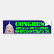 Congress Spends Bumper Sticker