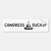 Congress Sucks Bumper Sticker