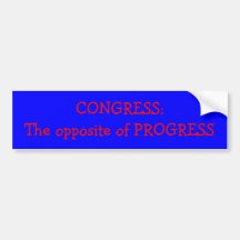 Congressional Commentary Bumper Stickers