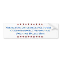 Congressional Dysfunction Bumper Sticker