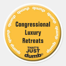 Congressional Luxury Retreats Round Stickers