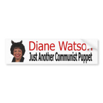 Congresswoman Diane Watson Bumper Sticker bumper stickers