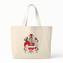 Conn Family Crest Tote Bags