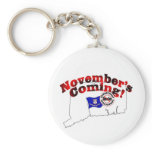 Connecticut Anti ObamaCare – November’s Coming! Keychains