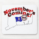 Connecticut Anti ObamaCare – November’s Coming! Mousepad