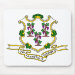 Connecticut Flag Theme 00 mousepads