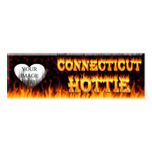 Connecticut hottie fire and flames business card