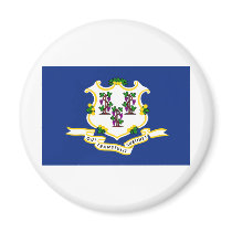 Connecticut State Flag Fridge Magnets
