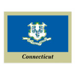 Connecticut State Flag Postcard