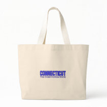 Connecticut, The Constitution State Canvas Bag