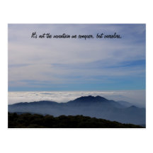 Conquer ourselves - Postcard