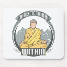 Conquer the Mountain Within Mouse Pads