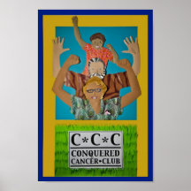 Conquered Cancer Poster