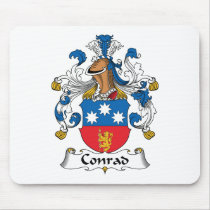 Conrad Family Crest Mouse Pads