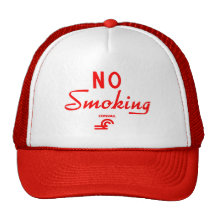Conrail No Smoking Sign Trucker Hats