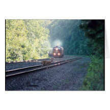 Conrail Office Car Train - OCS 8/22/97 Greeting Card