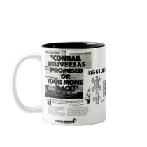 Conrail Trains Deliver As Promised 1984 Coffee Mug